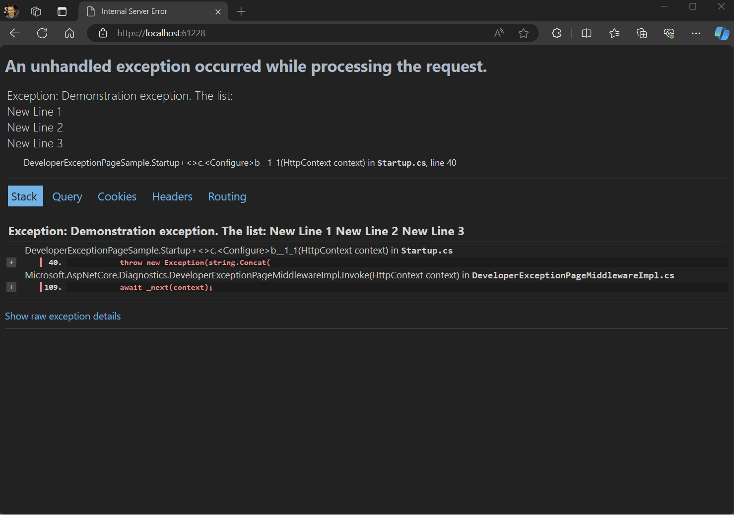 Developer page improvements